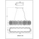 Подвесная люстра Wertmark Nelly WE158.32.123
