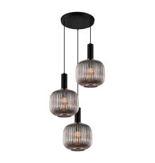 Подвесная люстра Lumina Deco Gato LDP 1217-3 GY+BK
