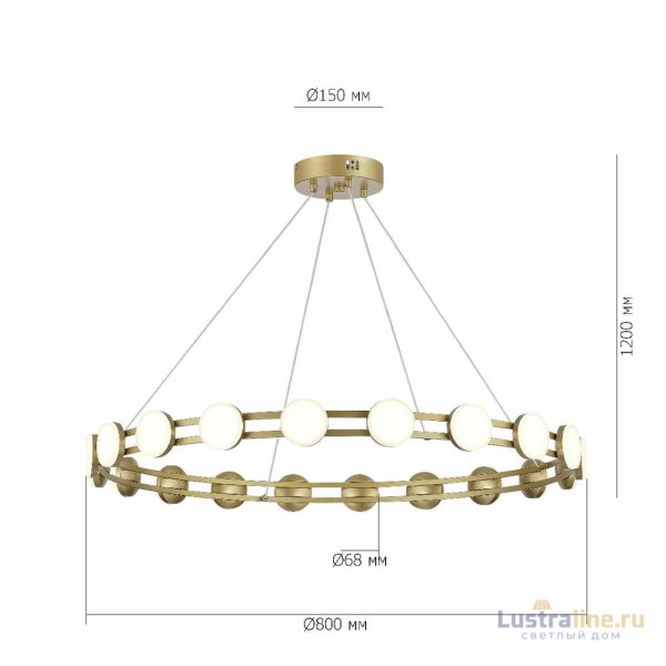 Подвесная люстра ST Luce Monro SL6610.203.20