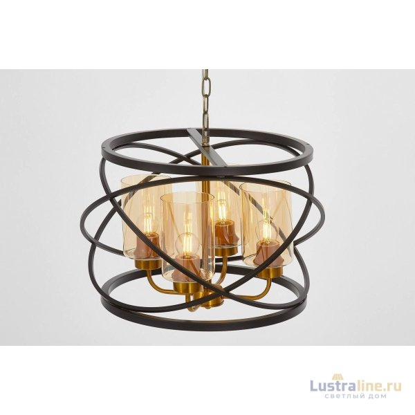 Подвесная люстра Lumina Deco LDP 8004-4 BK+MD