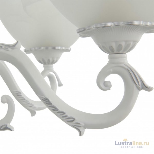 Подвесная люстра Arte Milano 340518/6 WT+SL Подвесная люстра Arte Milano 340518/6 WT+SL