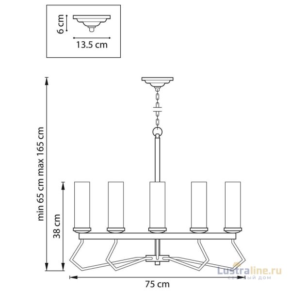 Подвесная люстра Lightstar Flume 723085