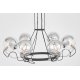 Подвесная люстра Lumina Deco LDP 9110-6 BK+CHR