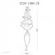 Подвесная люстра iLedex Axis XT20-1300 CR