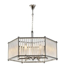 Подвесная люстра iLamp Rich P9509-6 Nickel