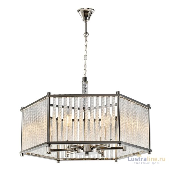 Подвесная люстра iLamp Rich P9509-6 Nickel