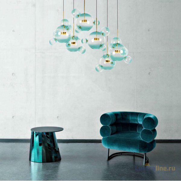 Подвесная люстра Loft IT Bolle 2027-D3 Blue Подвесная люстра Loft IT Bolle 2027-D3 Blue