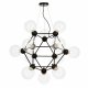 Подвесная люстра Lumina Deco Zodiak LDP 160N-12 BK+PR