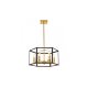 Подвесная люстра Lumina Deco Lorton LDP 1142-6 BK+MD