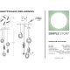 Подвесная люстра Simple Story 1081-LED20PL