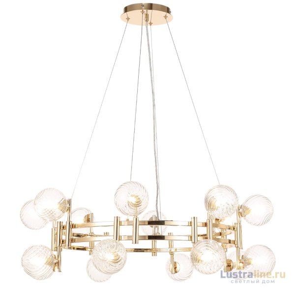 Подвесная люстра Crystal Lux LUXURY SP16 GOLD