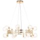 Подвесная люстра Crystal Lux LUXURY SP16 GOLD