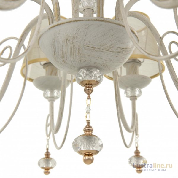 Подвесная люстра Arte Milano 347620/10 WT+G Подвесная люстра Arte Milano 347620/10 WT+G