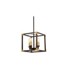 Подвесная люстра Lumina Deco Waldorf LDP 1140-4 BK+MD