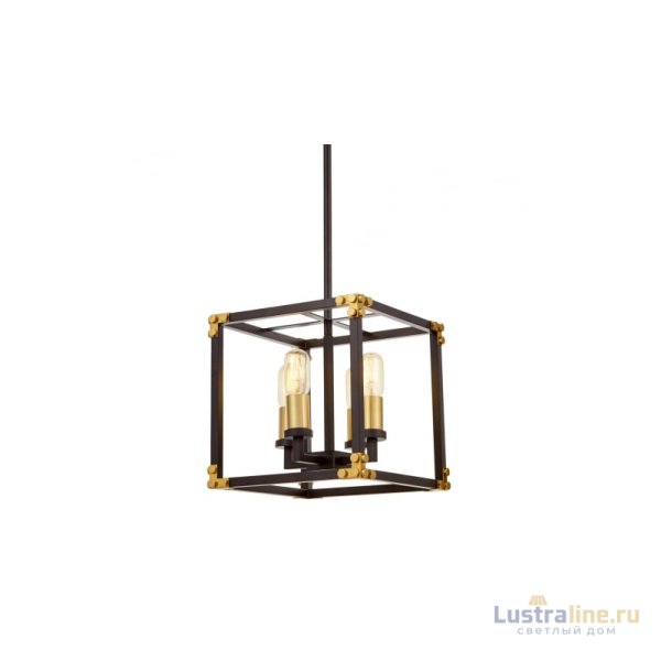 Подвесная люстра Lumina Deco Waldorf LDP 1140-4 BK+MD