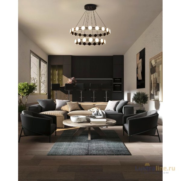 Подвесная люстра Freya Collar FR6180PL-L70B Подвесная люстра Freya Collar FR6180PL-L70B