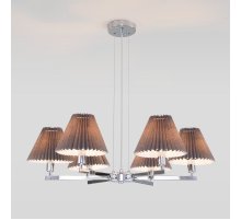 Подвесная люстра Eurosvet Peony 60136/6 хром/графит