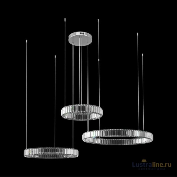 Подвесная люстра Loft IT Crystal ring 10135/3 Chrome Подвесная люстра Loft IT Crystal ring 10135/3 Chrome