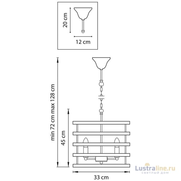 Подвесная люстра Lightstar Epsilon 735030