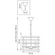 Подвесная люстра Lightstar Epsilon 735030