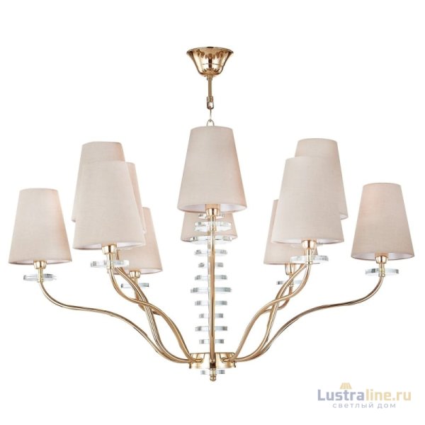 Подвесная люстра Crystal Lux ARMANDO SP6+6 GOLD