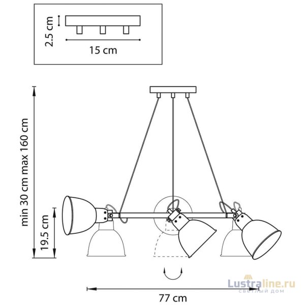 Подвесная люстра Lightstar ACROBATA 761167