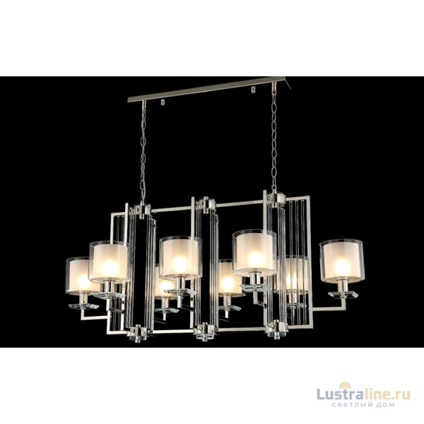 Подвесная люстра Crystal Lux Nicolas NICOLAS SP8 L1000 GOLD/WHITE Подвесная люстра Crystal Lux Nicolas NICOLAS SP8 L1000 GOLD/WHITE