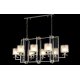 Подвесная люстра Crystal Lux Nicolas NICOLAS SP8 L1000 GOLD/WHITE
