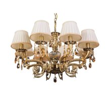 Подвесная люстра Abrasax Sylvia L.8110-8BR CRISTAL-SHADE