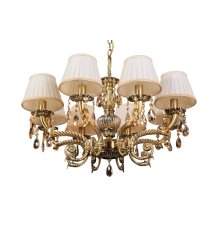 Подвесная люстра Abrasax Sylvia L.8110-8BR CRISTAL-SHADE