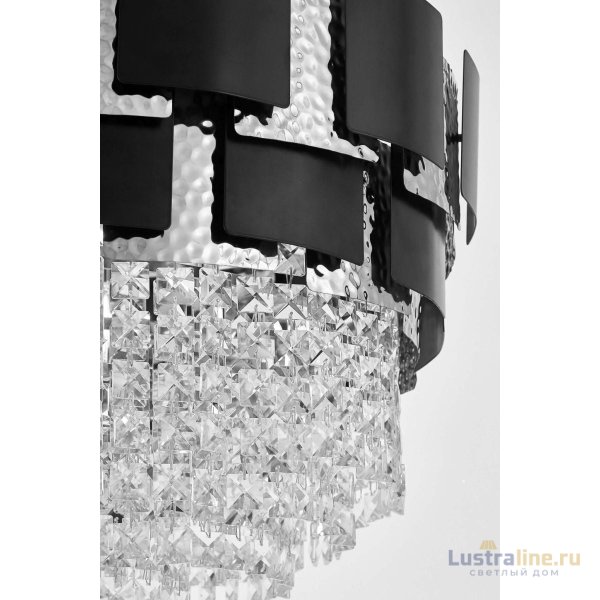 Подвесная люстра Lumina Deco LDP 7045-600 BK+CHR