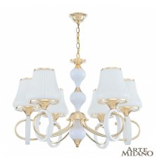 Подвесная люстра Arte Milano Florentia-2387 302387/6 Wh/Gd