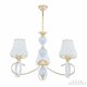 Подвесная люстра Arte Milano Florentia-2387 302387/3 Wh/Gd