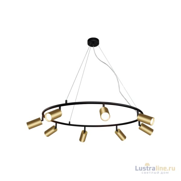 Подвесная люстра Crystal Lux CLT 015C8 D800 BL-GO