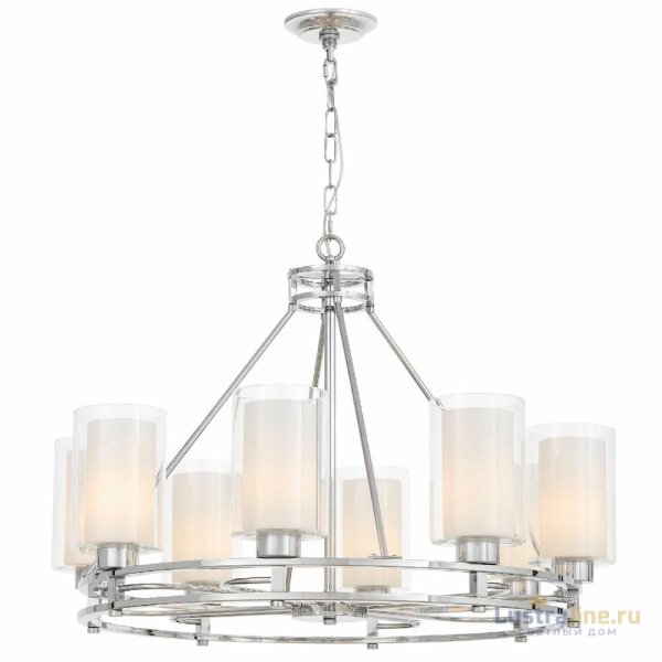 Подвесная люстра Lumina Deco Marietta LDP 8025-8 CHR+WT