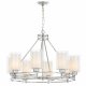 Подвесная люстра Lumina Deco Marietta LDP 8025-8 CHR+WT