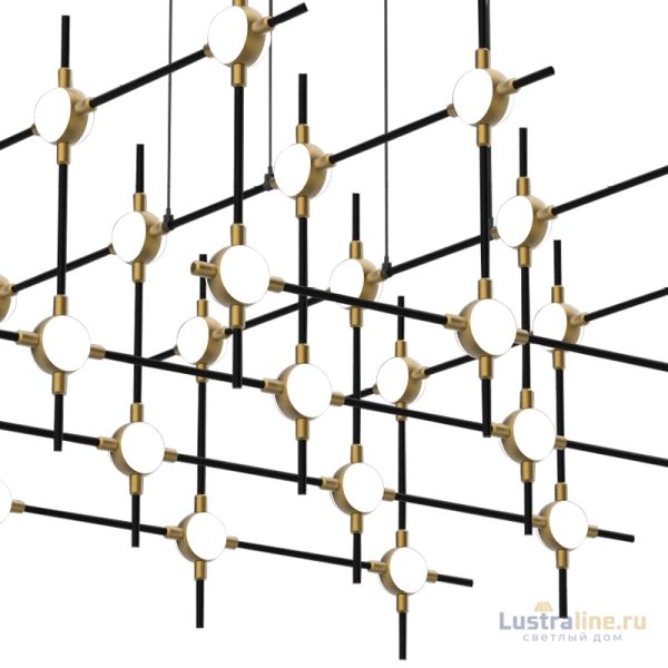 Подвесная люстра DeLight Collection Molecular MD18001067-30A black/gold Подвесная люстра DeLight Collection Molecular MD18001067-30A black/gold