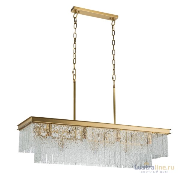 Подвесная люстра Belfast Harland 6308-10C BR CL