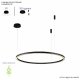Подвесная люстра Crystal Lux FORTUNA SP88W LED BLACK