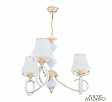 Подвесная люстра Arte Milano Florentia-2387 302387/3 Wh/Gd