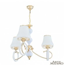 Подвесная люстра Arte Milano Florentia-2387 302387/3 Wh/Gd