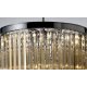Подвесная люстра Delight Collection 1920s Odeon KR0387P-10B chrome/amber
