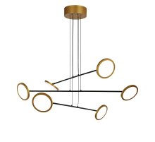 Подвесная люстра Delight Collection MD19001002-6A black/gold