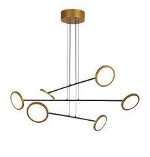 Подвесная люстра Delight Collection MD19001002-6A black/gold