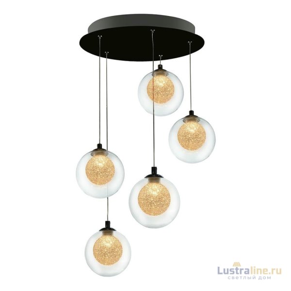 Подвесная светодиодная люстра iLedex Oblivion C4457-5R CR