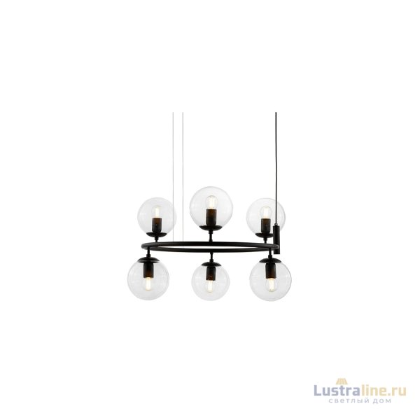 Подвесная люстра Lumina Deco Ceredo LDP 6034-6 RND BK