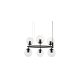 Подвесная люстра Lumina Deco Ceredo LDP 6034-6 RND BK