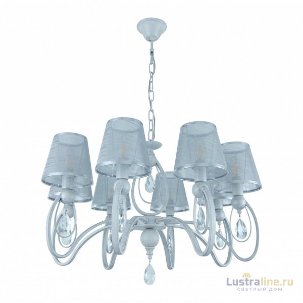 Подвесная люстра Arte Milano 347203/8 WT+SL Подвесная люстра Arte Milano 347203/8 WT+SL