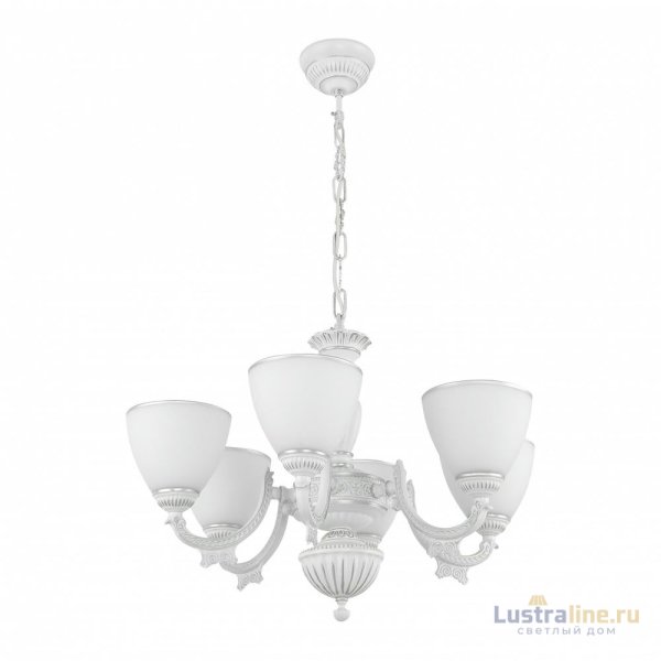 Подвесная люстра Arte Milano 342837/6 WT+SL Подвесная люстра Arte Milano 342837/6 WT+SL