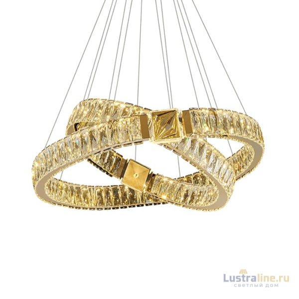 Подвесная люстра Delight Collection D8010P/2R/D600+400 gold Подвесная люстра Delight Collection D8010P/2R/D600+400 gold